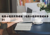 电商小程序开发成本（电商小程序开发成本多少）